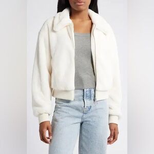 Thread & Supply Cream Teddy Jacket